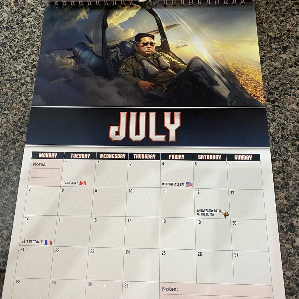 Top Gun 2025 Novelty Calendar NWT